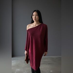 One-Shoulder Red Dress